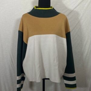 Anthropologie- The Carys Mock-Neck Sweater by Maeve- Large